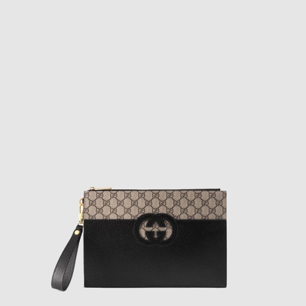 ✨구찌 남성 컷아웃 인터로킹 G 클러치 - Gucci Mens Cutout Interlocking G Clutch - gub9293x