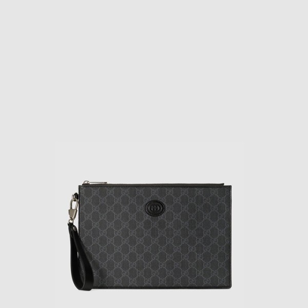 ✨구찌 남성 인터로킹 G 디테일의 파우치 - Gucci Mens Pouch with Interlocking G Detail - gub9298x