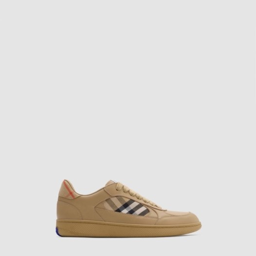 ❤버버리 남성 레더 체크 테라스 스니커즈 - Burberry Mens Leather Check Terrace Sneakers - bus7197x