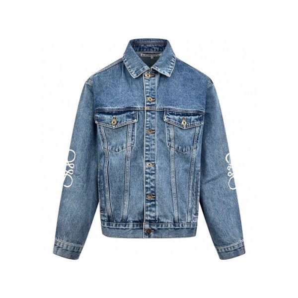 ✨로에베 남성 데님 재킷 - Loewe Mens Denim Jacket - loc7869x