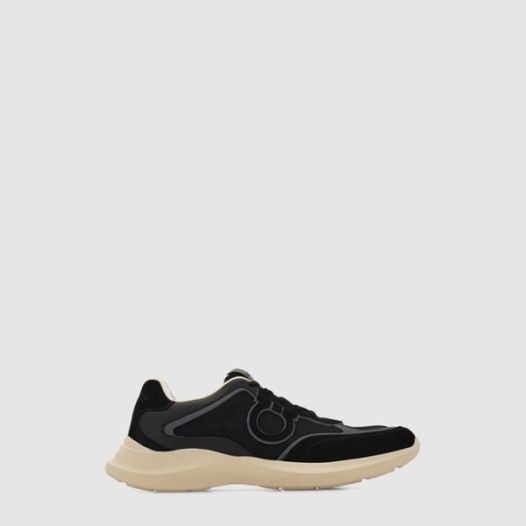 ❤페라가모 남성 간치니 오너먼트 로우탑 스니커즈 - Ferragamo Mens Gancini Ornament Low-Top Sneakers - fes7286x