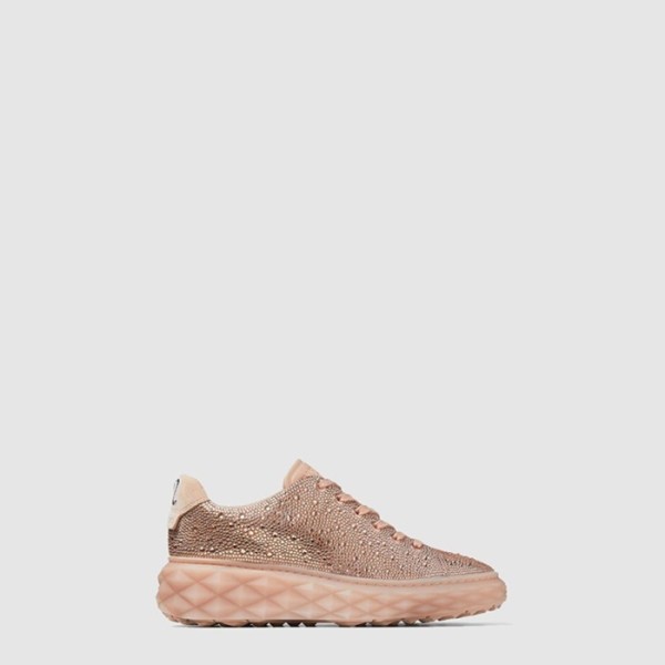 ✨지미추 여성 마카롱 크리스털 쉬머 스웨이드 스니커즈 - Jimmy Choo Womens Macaron Crystal Shimmer Suede Sneakers - jis7523x