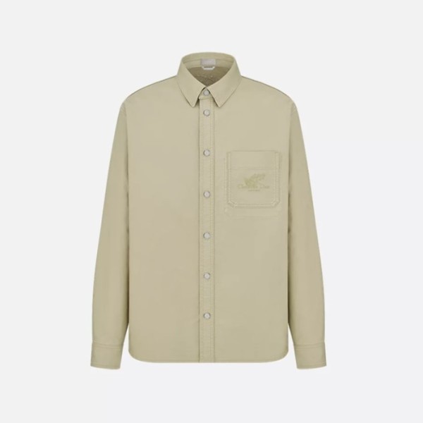 ✨디올 남성 Couture 은방울꽃 셔츠 - Dior Mens Couture Silver Lily Shirt - dic7948x