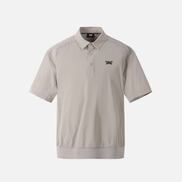 ✨PXG 남성 썸머 우븐 루즈핏 카라 숏 슬리브 티셔츠 - gol1773x