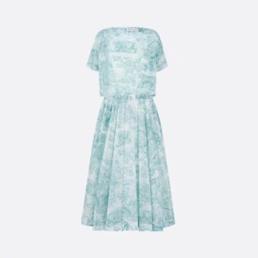 ❤디올 여성 디올리비에라 플레어 미디 드레스 - Dior Womens Dioriviera Flared Midi Dress- dic7957x