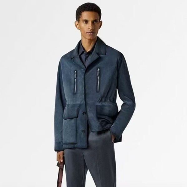 ✨벨루티 남성 가죽 자켓 - Berluti Mens Leather Jacket - bec7977x