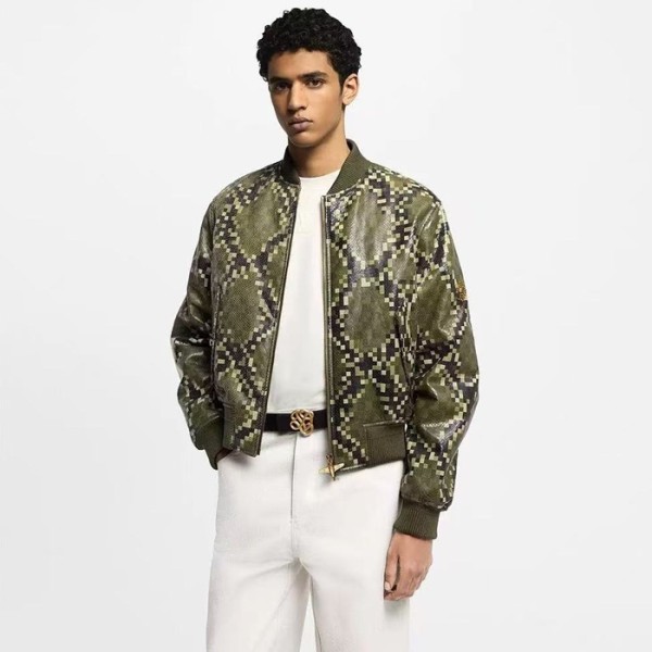 ✨루이비통 남성 가죽 재킷 - Louis vuitton Mens Leather Jacket - lvc7981x