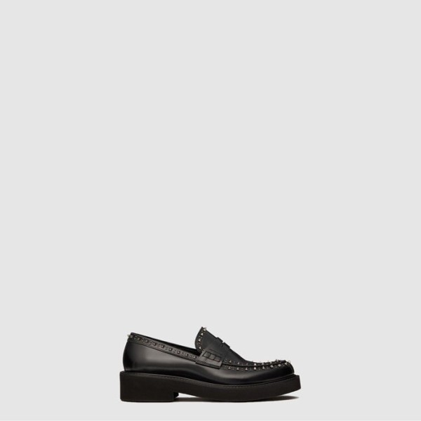 ✨발렌티노 남성 가라바니 젠틀글램 가죽 로퍼 - Valentino Mens Garavani Gentle Glam Leather Loafers - vas7735x