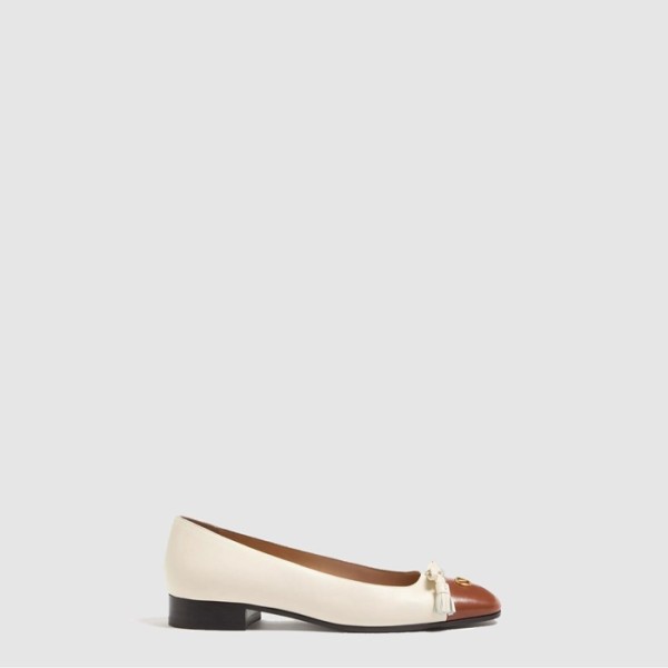 ✨발렌티노 여성 발레 뒤 루아 포니 이펙트 카프스킨 발레리나 - Valentino Ballet du Roi Pony Effect Calfskin Ballerina - vas7813x