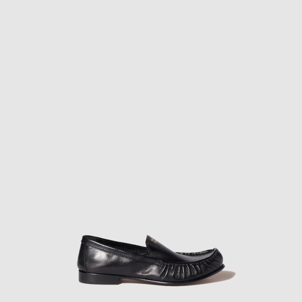 ✨미우미우 여성 버팔로 가죽 로퍼 - Miu Miu Buffalo Leather Loafers - mis7844x