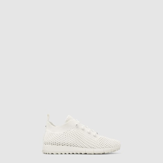 ❤지미추 여성 벨레스 라테 크로셰 니트 로우탑 스니커즈 - Jimmy Choo Veles Latte Crochet Knit Low-Top Sneakers - jis7895x