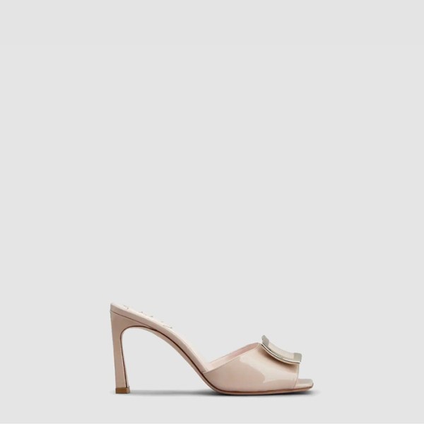 ✨로저비비에 여성 트럼펫 메탈 버클 뮬 - Roger Vivier Womens Trompette Metal Buckle Mule - vis7924x