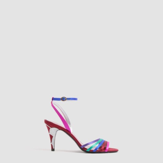 ❤발렌티노 여성 레이디크러쉬 크리스털 장식 새틴 샌들 - Valentino Lady Crush Crystal-Embellished Satin Sandals - vas7950x