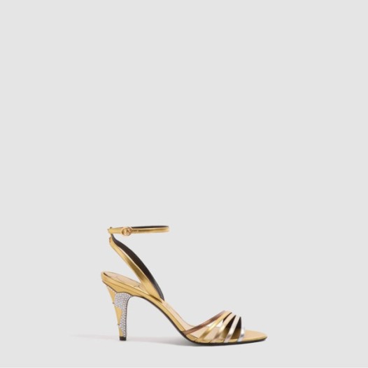 ❤발렌티노 여성 레이디크러쉬 크리스털 장식 새틴 샌들 - Valentino Lady Crush Crystal-Embellished Satin Sandals - vas7951x