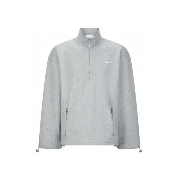 ✨미우미우 여성 집업 긴팔티 - Miumiu Womens Zip-up Tshirt - mic7987x