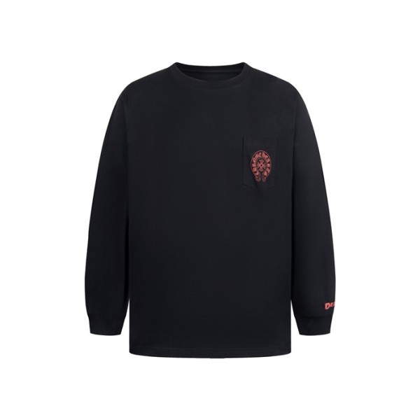 ✨크롬하츠 남성 라운드 긴팔티 - Chrome Hearts Mens Round Tshirt - chc8020x
