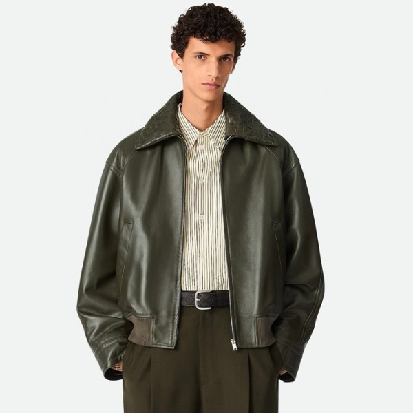 ✨보테가 베네타 남성 가죽 자켓 - Bottega veneta Mens Leather Jackets - bvc8043x