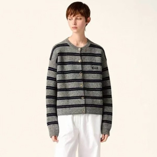 ❤미우미우 여성 라운드 가디건 - Miumiu Womens Round Cardigan - mic8046x