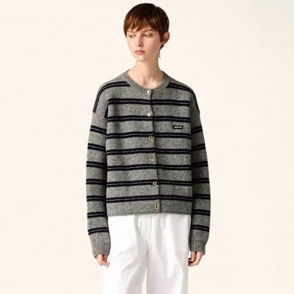 ✨미우미우 여성 라운드 가디건 - Miumiu Womens Round Cardigan - mic8046x