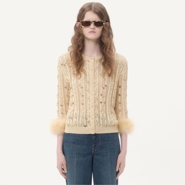 ✨발렌티노 여성 라운드 가디건 - Valentino Womens Round Cardigan - vac8054x