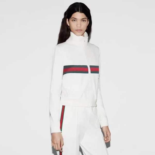 ✨구찌 여성 저지 드릴 재킷 위드 웹 & 팬츠 - Gucci Womens Jersey Drill Jackt & Pants - guc8055x