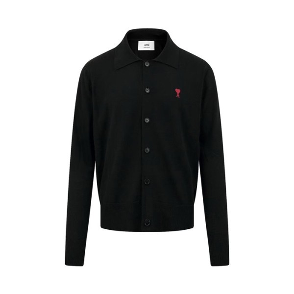 ✨아미 남/녀 폴로 가디건 - Ami Unisex Polo Cardigan - amc8120x
