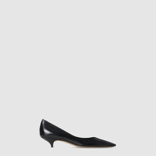 ❤더 로우 여성 가죽 키튼 힐 - The Row Leather Kitten Heel - ths8117x