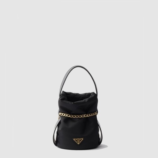 ❤프라다 여성 쁘띠 삭 누아르 미니 리나일론 버킷 백 1BE0888 - Prada Womens Petit Sac Noir Mini Re-Nylon Bucket Bag - prb9470x