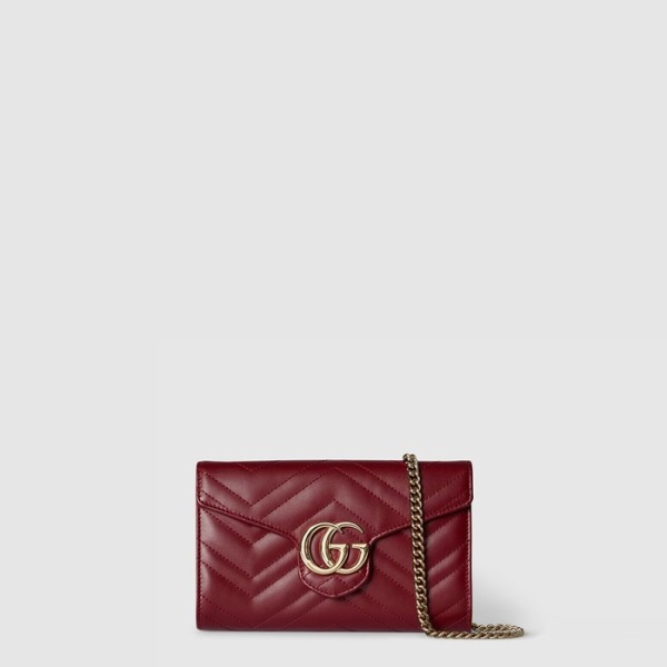 ✨구찌 여성 GG 마몽 체인 지갑 - Gucci Womens GG Marmont Chain Wallet - gub9703x
