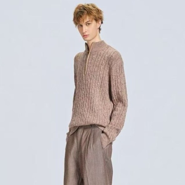 ✨로로피아나 남성 지퍼 스웨터 - Loro Piana Mens Zipper Sweater - lpc8185x