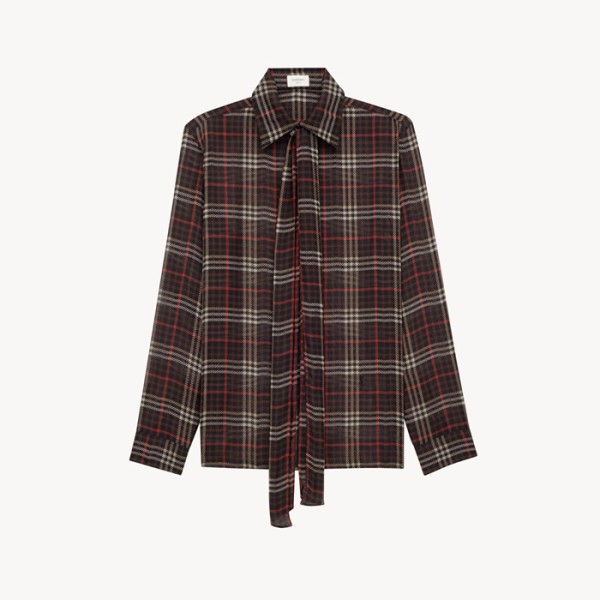 ✨입생로랑 여성 실크 셔츠 - Saint Laurent Womens Silk Shirts - ysc8190x