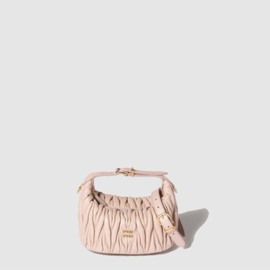 ❤미우미우 여성 마테라쎄 나파 가죽 파우치 - Miumiu Womens Matelasse Nappa Leather Pouch - mib9725x