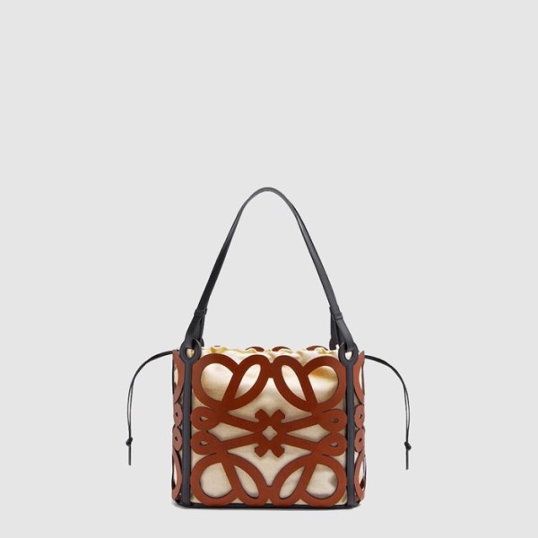 ✨로에베 여성 스몰 아나그램 컷아웃 토트백 - Loewe Womens Small Anagram Cutout Tote Bag - lob9814x