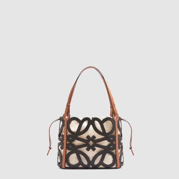 ✨로에베 여성 스몰 아나그램 컷아웃 토트백 - Loewe Womens Small Anagram Cutout Tote Bag - lob9815x