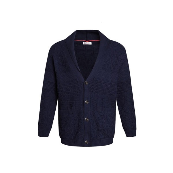 ✨브루넬로쿠치넬리 남성 브이넥 가디건 - Brunello Cucinelli Mens V-neck Cardigan - brc8224x