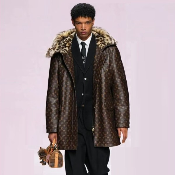 ✨루이비통 남성 가죽 재킷 - Louis vuitton Mens Leather Jacket - lvc8291x