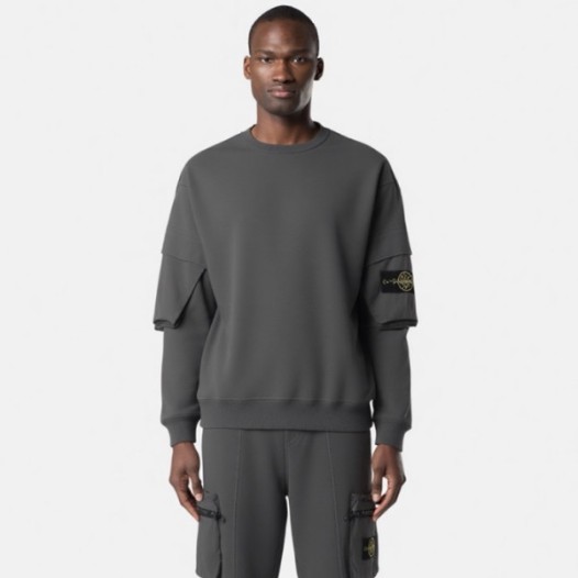 ❤스톤아일랜드 남성 라운드 맨투맨 - Stone Island Mens Round Tshirt - stc8368x