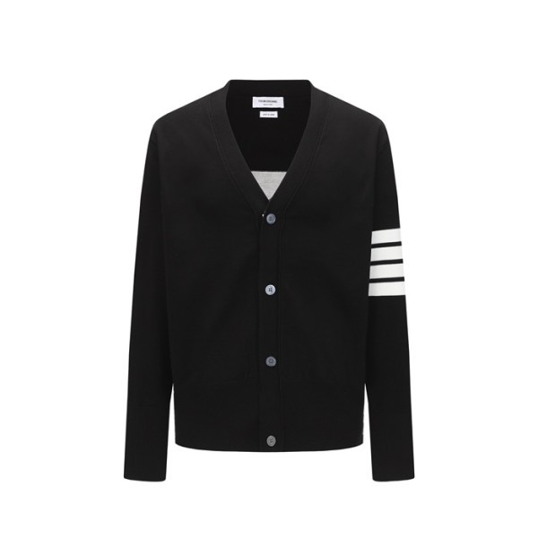 ✨톰브라운 여성 브이넥 가디건 - Thom Browne Womens V-neck Cardigan - thc8389x