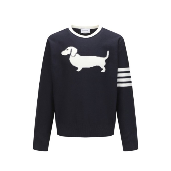 ✨톰브라운 남성 라운드 스웨터- Thom Browne Mens Round Sweater - thc8393x