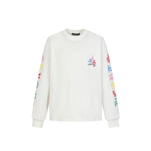 ✨크롬하츠 남성 라운드 긴팔티 - Chrome Hearts Mens Round Tshirt - chc8408x