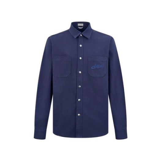 ❤디올 남성 자수 셔츠 - Dior Mens Embroidered Shirt - dic8438x