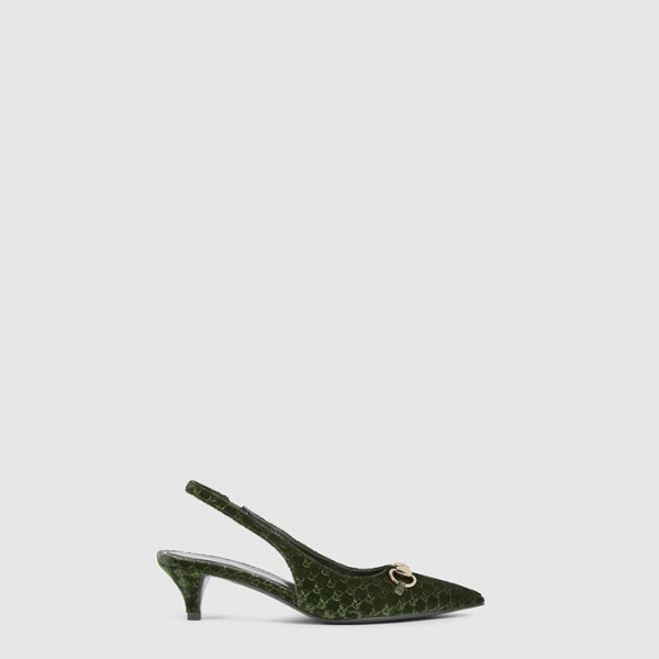 ✨구찌 여성 홀스빗 슬링백 펌프스 - Gucci Womens Horsebit Slingback Pumps - gus8214x