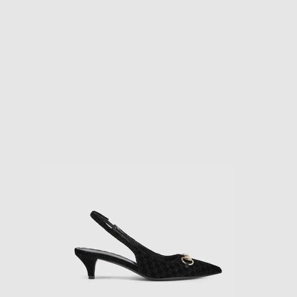 ✨구찌 여성 홀스빗 슬링백 펌프스 - Gucci Womens Horsebit Slingback Pumps - gus8215x