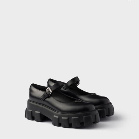 ❤프라다 여성 브러시드 가죽 모놀리스 메리 제인 - Prada Womens Brushed Leather Monolith Mary Jane - prs8219x