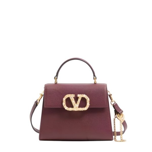 ❤발렌티노 여성 가라바니 브이슬링 주얼 로고 스몰 핸드백 - Valentino Womens Garavani V-Sling Jewel Logo Small Handbag - vab9924x