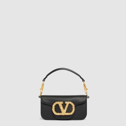❤발렌티노 여성 가라바니 로코 주얼 로고 스몰 숄더 백 - Valentino Womens Garavani Rocco Jewel Logo Small Shoulder Bag - vab9926x