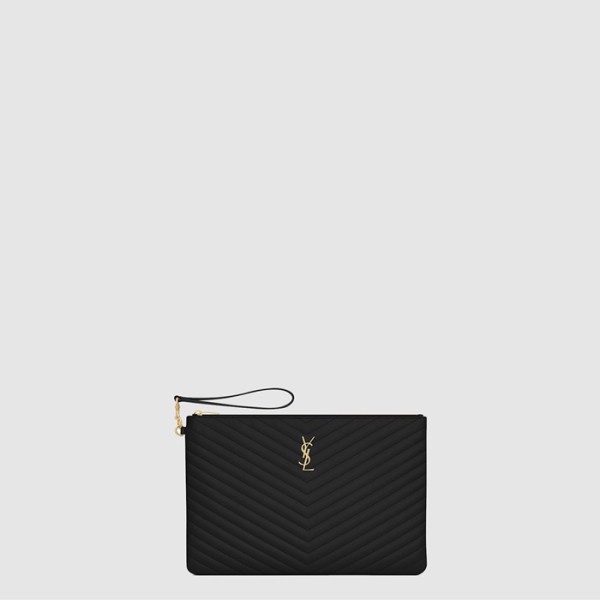 ✨입생로랑 여성 마틀라세 모노그램 다큐먼트 홀더 - Saint Laurent Womens Matelasse Monogram Document Holder - ysb10077x