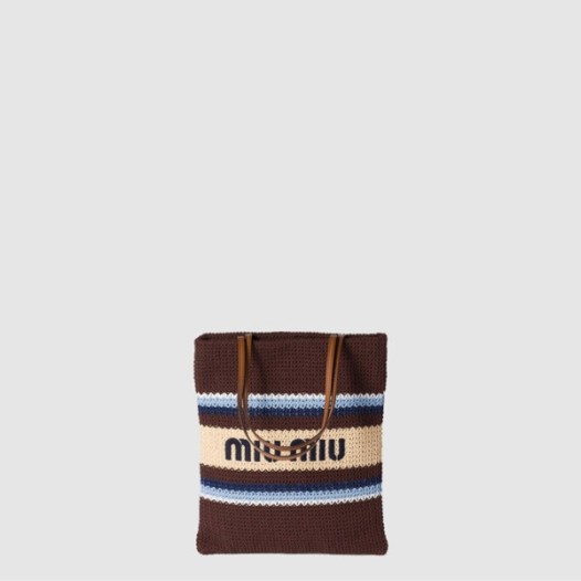❤미우미우 여성 크로셰 토트백 - MiuMiu Womens Crochet Tote Bag - mib10270x