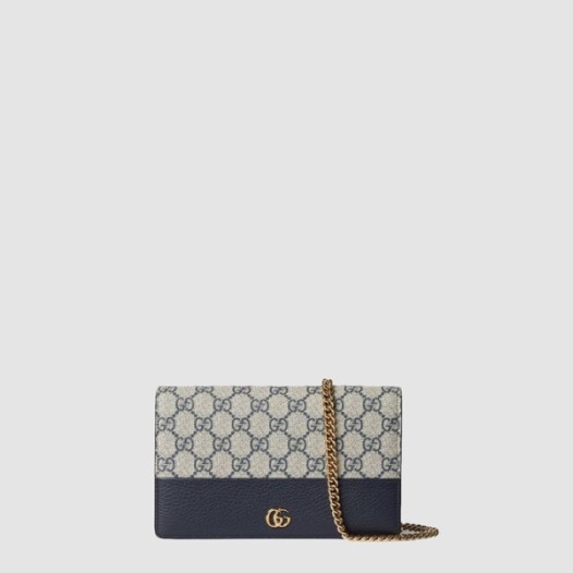 ❤구찌 여성 체인 달린 바이컬러 지갑 - Gucci Womens Bicolor Wallet with Chain - gub10307x