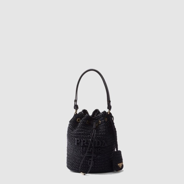 ✨프라다 여성 크로셰 미니 버킷 백 1BE068 - Prada Womens Crochet Mini Bucket Bag - prb10398x